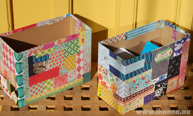 Fun boxes for papers