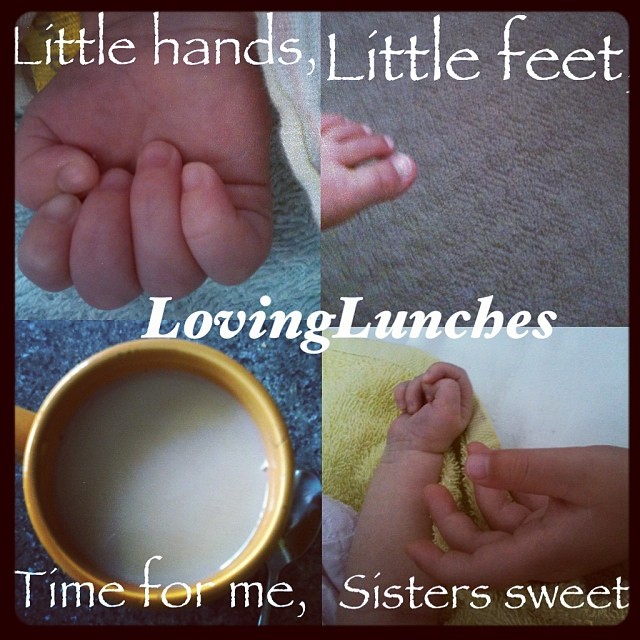Loving #reverb13… 'what have you treasured this year?'  Little hands, little feet, time for me, sisters sweet 