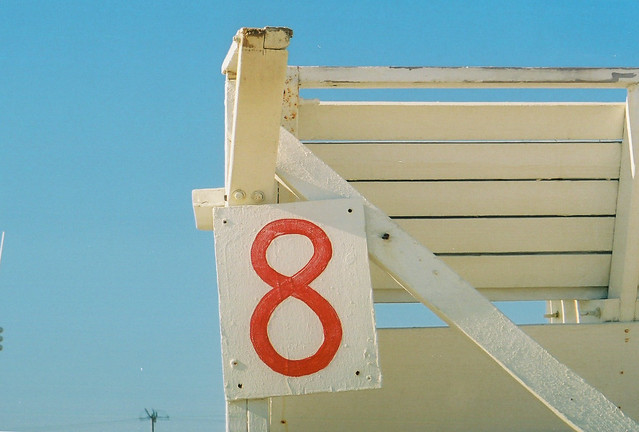 lifeguard station, number 8.