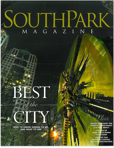 southpark magazine charlotte downtown cover - february 2014 issue by DigiDreamGrafix.com