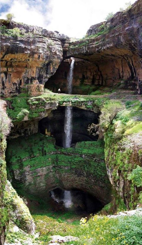Baatara gorge waterfall, Lebanon
