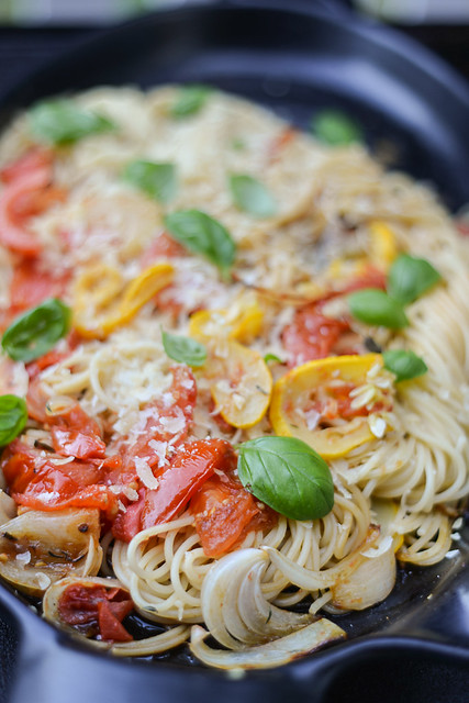 pasta w grilled vegetables-5