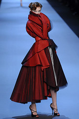 Couture inspiration, red, Dior, Giambattista Vali, Valentino
