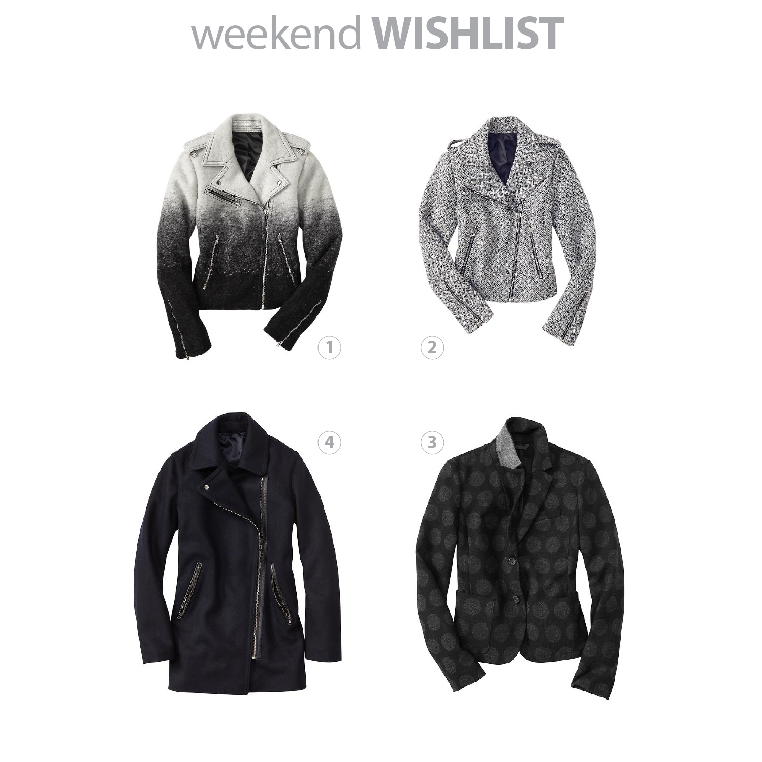 weekend wishlist_four, coats wishlist, gap wool coats, neutral coats, patterned coats