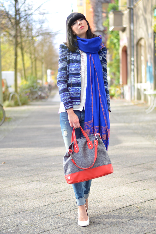 Kashmir Shawl Atelier Jahn For Jahn Sojeans Outfit CATS & DOGS fashion blog Berlin 2
