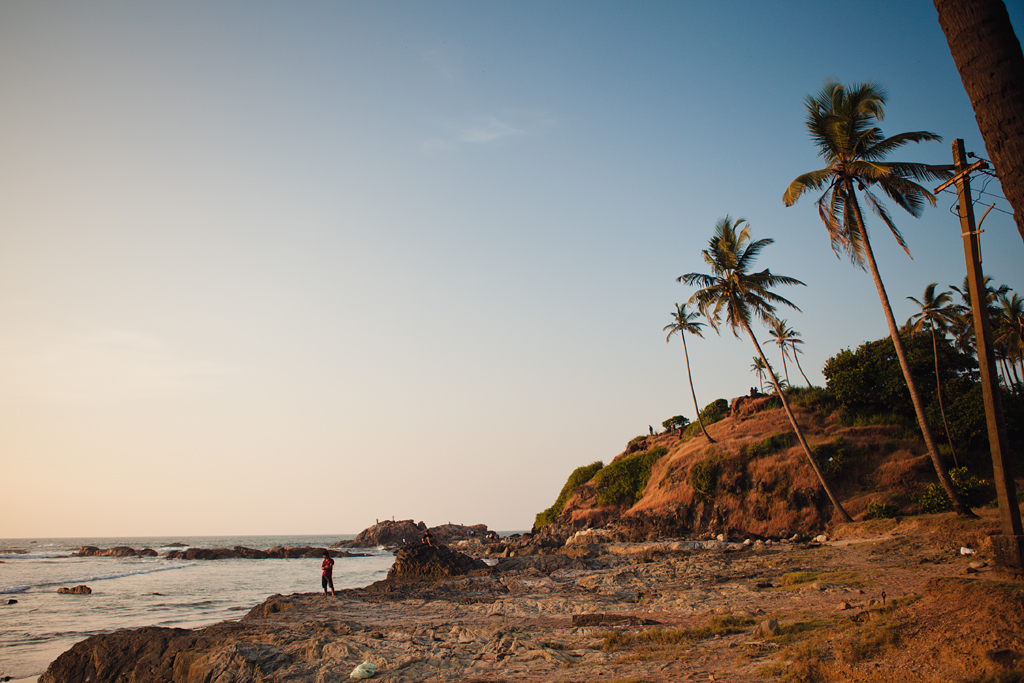 Goa, travel, фотографии Гоа, Пляжи Гоа, закат, море, пляж
