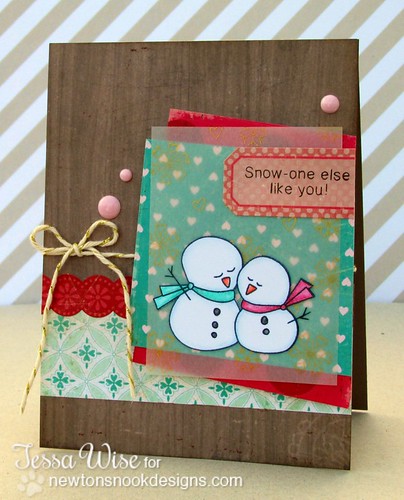 Lovely Snowmen Card 1
