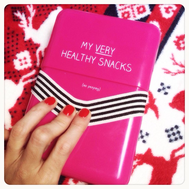 Healthy snack lunch box