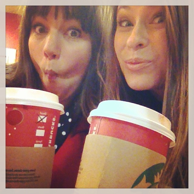 Peppermint Mocha! Coffee @Tessaugustine and I cans free in! #nerdalert