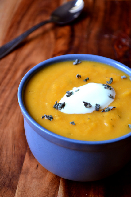 Pumpkin and Sage soup
