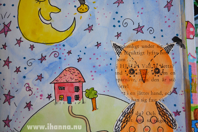 iHanna’s orange owl – inspired by Craft-a-Doodle