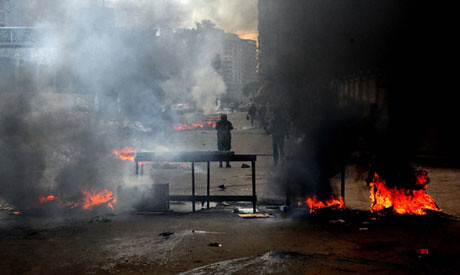 Egyptian clashes between opponents of military rule and security forces on January 3, 2014. 11 people were killed. by Pan-African News Wire File Photos