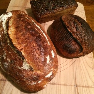 Country Bread, Sprouted Rene's Rye(Tartine) & Country Bread(Josey Baker)