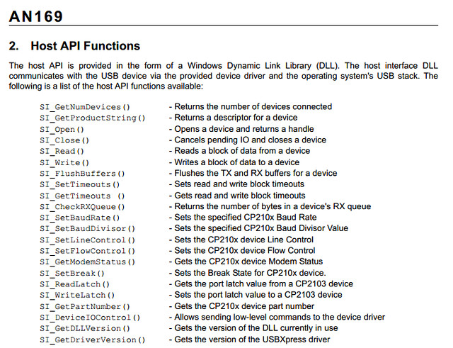 API Functions