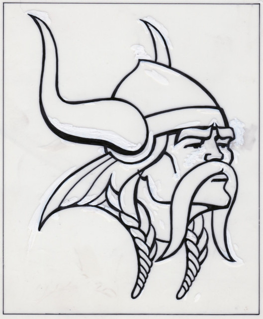 Minnesota Vikings Logo Design Sketch 