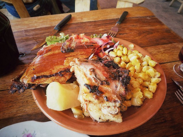 Plate of roast pork, Concepcion