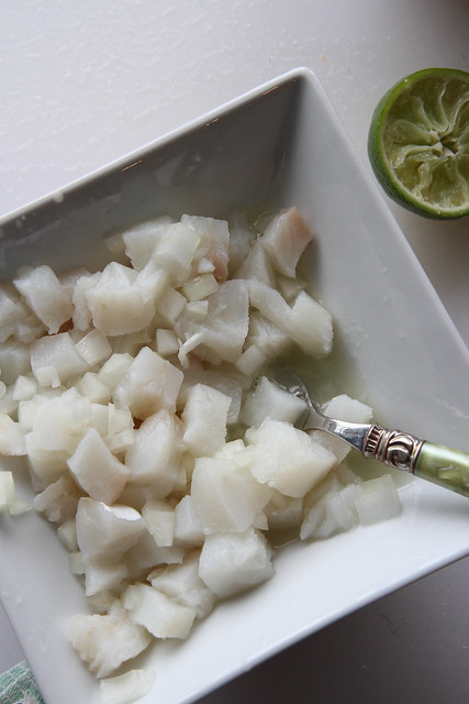 Mint and Lime Ceviche