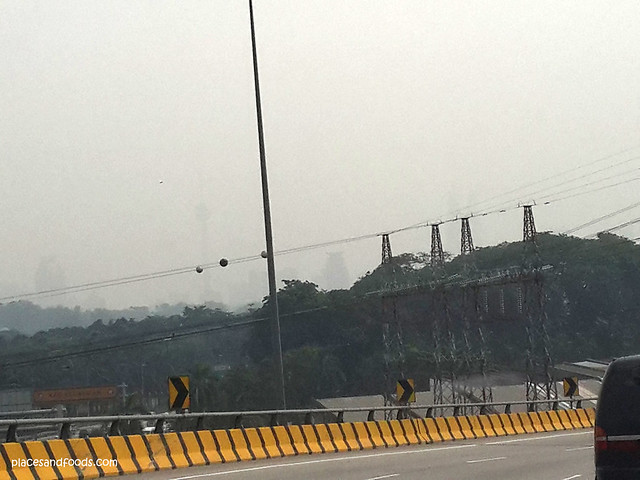 haze in kuala lumpur from far