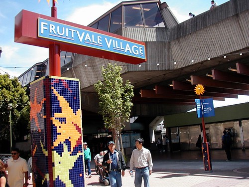 Fruitvale Village at transit station, Oakland CA (courtesy of Eric Fredericks, neighborhoods.org)