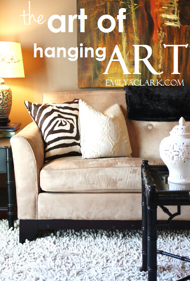 How to hang artwork