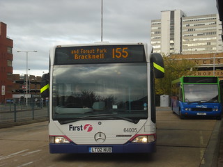 First Beeline 64005 on Route 155, Bracknell Bus Station