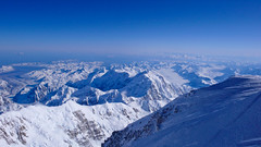 Widok ze szczytu Denali (6149m) na pd. - wsch.