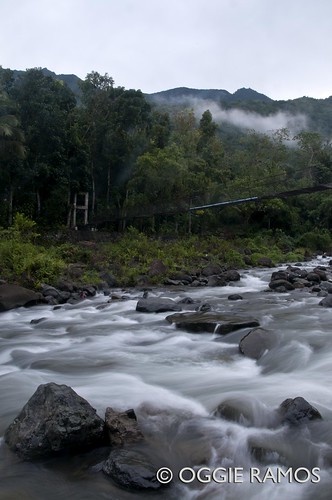 Tinglayan Chico River and Bridge with View of Sleeping Beauty