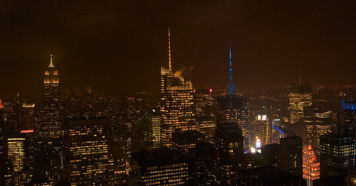 NY night skyline