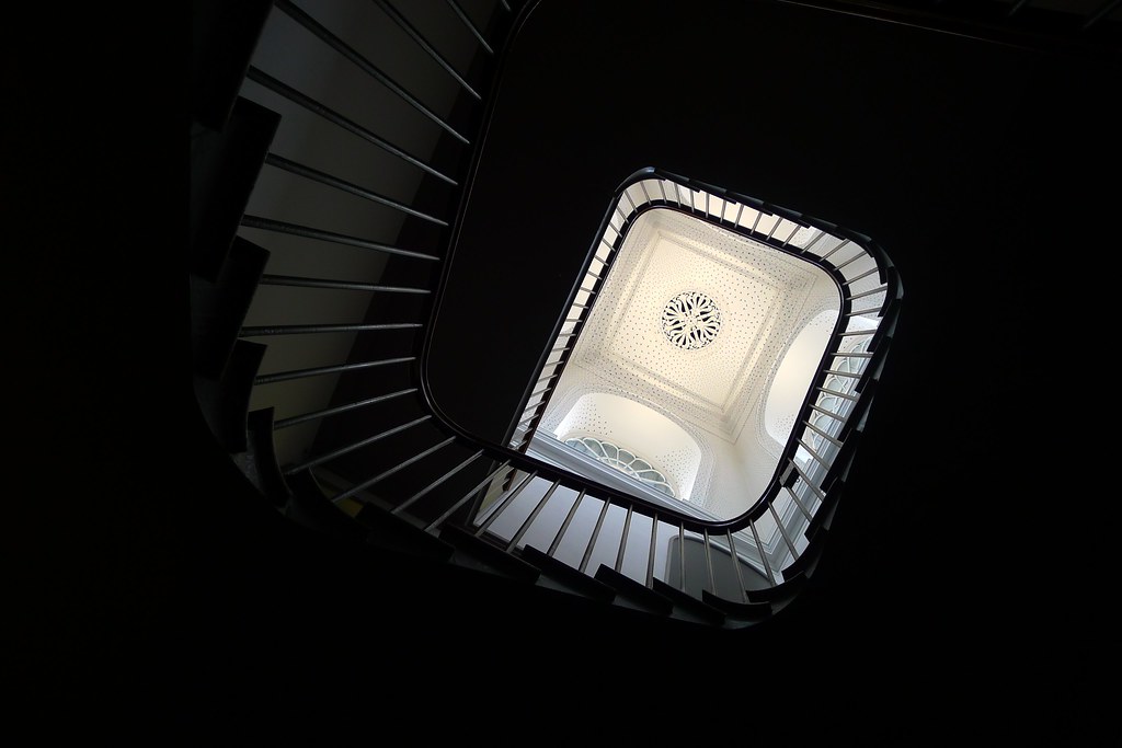 Staircase in the Dean Gallery