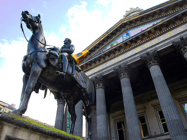 Duke of Wellington Statue and cone, Glasgow