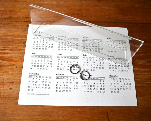 2014 calendar tutorial 1