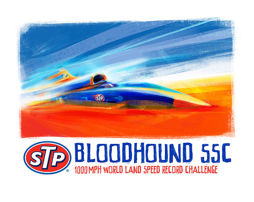 STP Autosport Show Art by Stefan Marjoram