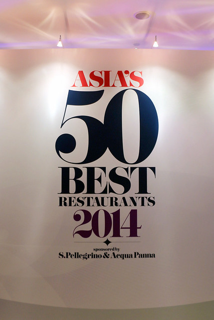 Asia's 50 Best Restaurants 2014 awards ceremony was held at Capella Singapore