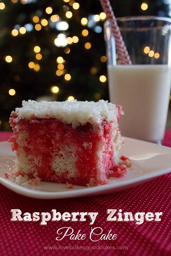 Raspberry Zinger Poke Cake 2
