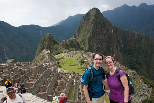 overlooking Machu Picchu