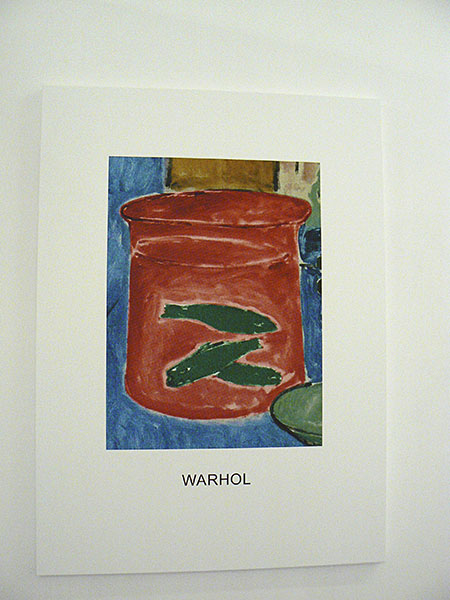 John Baldessari, Warhol Red