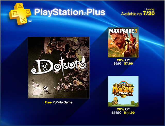 PlayStation Plus Update 7-30-2013