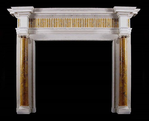 Albany inlaid marble fire surround by stephencritchley