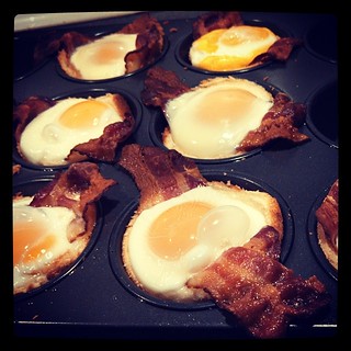 Happy New Year! Time for #baconeggcups and the Rose Parade! #brunch #breakfast #bacon #eggs