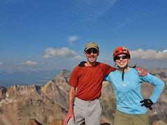 Jeff and Clare Stand Victorious on Mount Sneffels