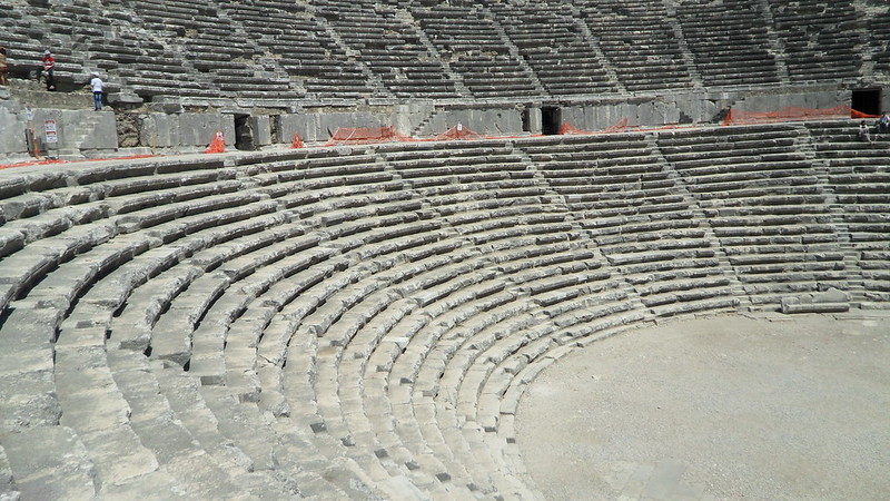 Teatro de Aspendos en Turquía.