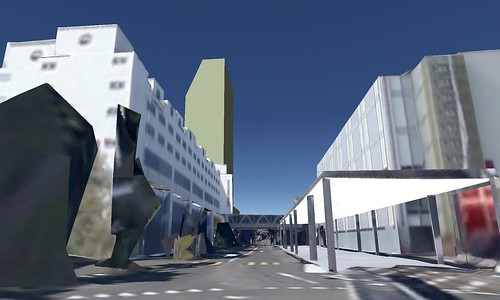 Claraturm 3D-Modell von Le Plaza Seite