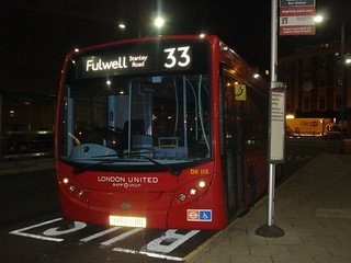 London United DE115 on Route 33, Hammersmith