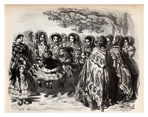 005-Leonas de sus pequeños-La Ménagerie parisienne, par Gustave Doré -1854- Fuente gallica.bnf.fr-BNF