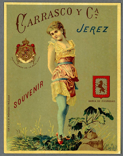 001-Etiquetas de bebidas. Figuras y retratos de mujeres-1890-1920- Biblioteca Digital Hispánica