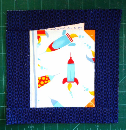 Book for baby quilt block