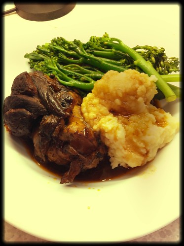 The first time making braised lamb shank...tasty!