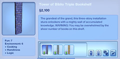 Tower of Biblio Triple Booshelf