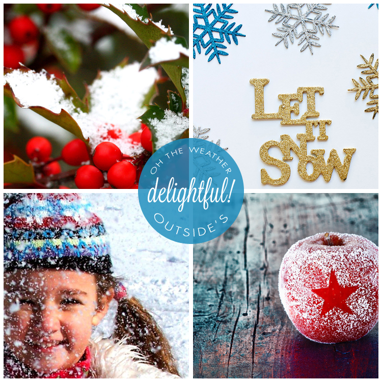 Free photo downloads...winter, first snow, holly berries, candy apple, let it snow!