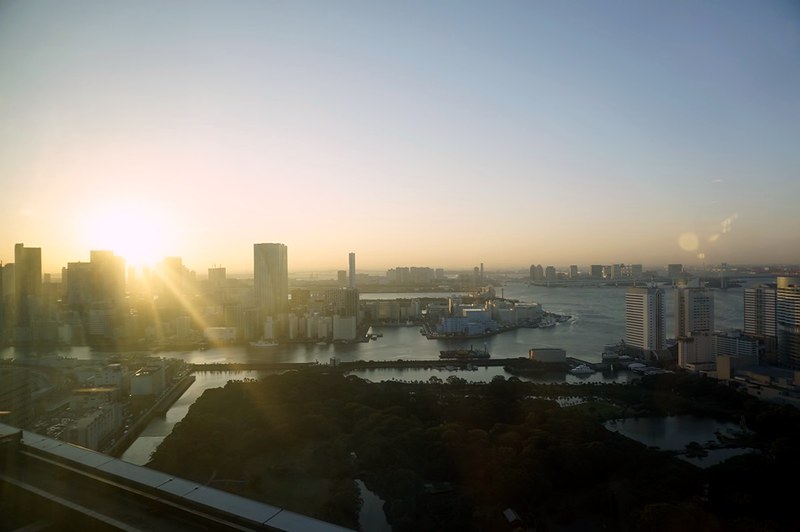 bay view from conrad tokyo review